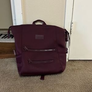 Dagne Dover Indi Neoprene Diaper backpack in currant- medium